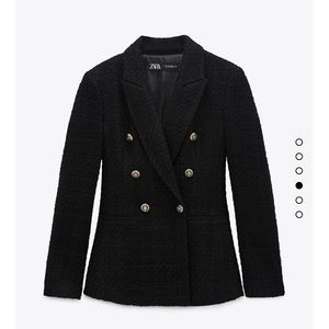 ZARA Textured Tailored Blazer